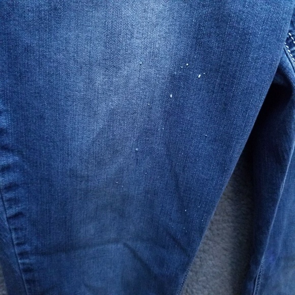 Earl Jeans Women's 12 Skinny Blue Bootcut Jeans Embroidered 32.5" 29" 9.75" - Picture 6 of 11